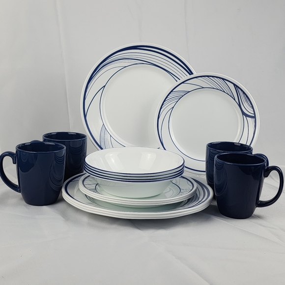 ♻️ Corelle Vive Flo One (Replacement) Places Setting 4-Pc Set - Picture 2 of 7